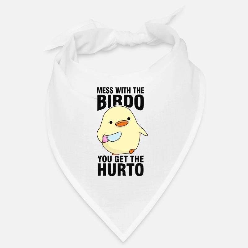 Vogel Meme - Bandana - Weiß