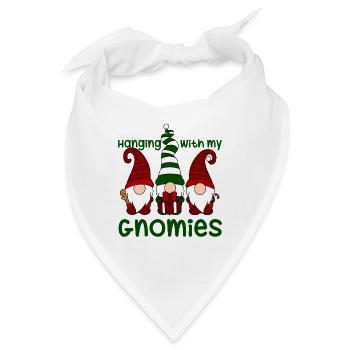 Hanging with my Gnomies 2.0 - Bandana - Weiß - Vorne