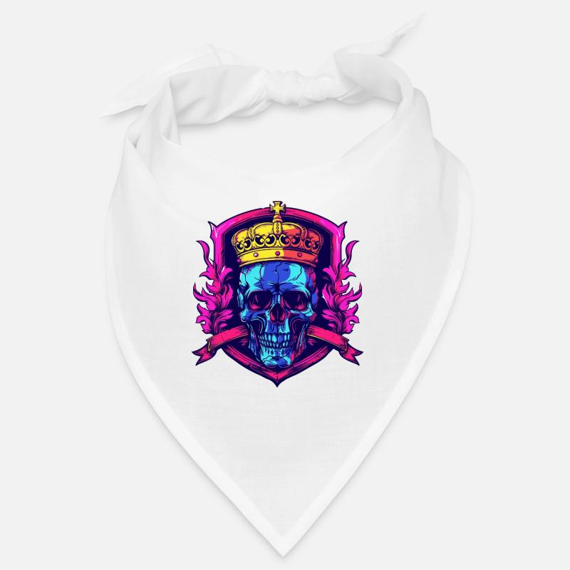 König Skelett Krone Bandana