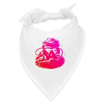 Scuba Taucher Scuba Diver Scuba Tauchen - Bandana - Weiß - Vorne