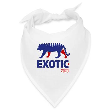 Joe Exotic für Präsident 2020 - Bandana - Weiß - Vorne