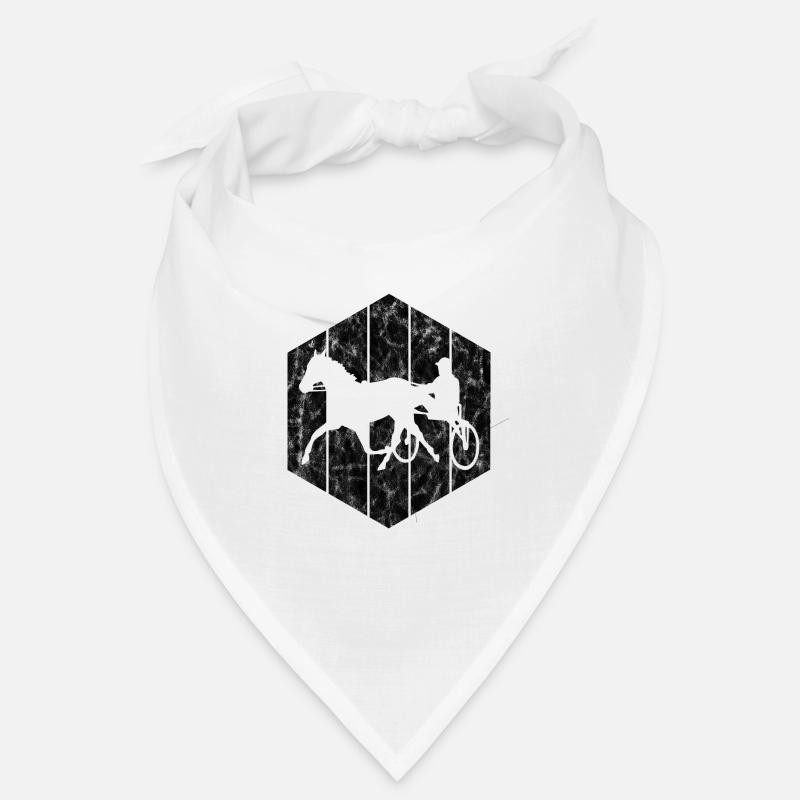 Traber Trabrennen in retro oder vintage Style Bandana