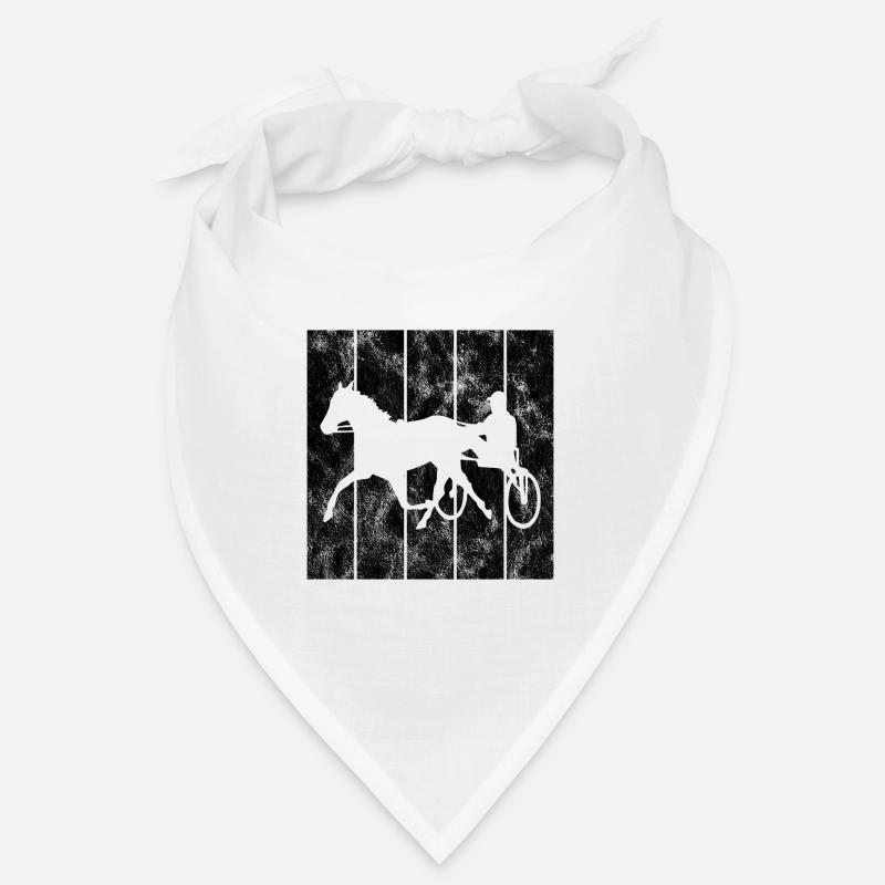 Traber Trabrennen in retro oder vintage Style Bandana