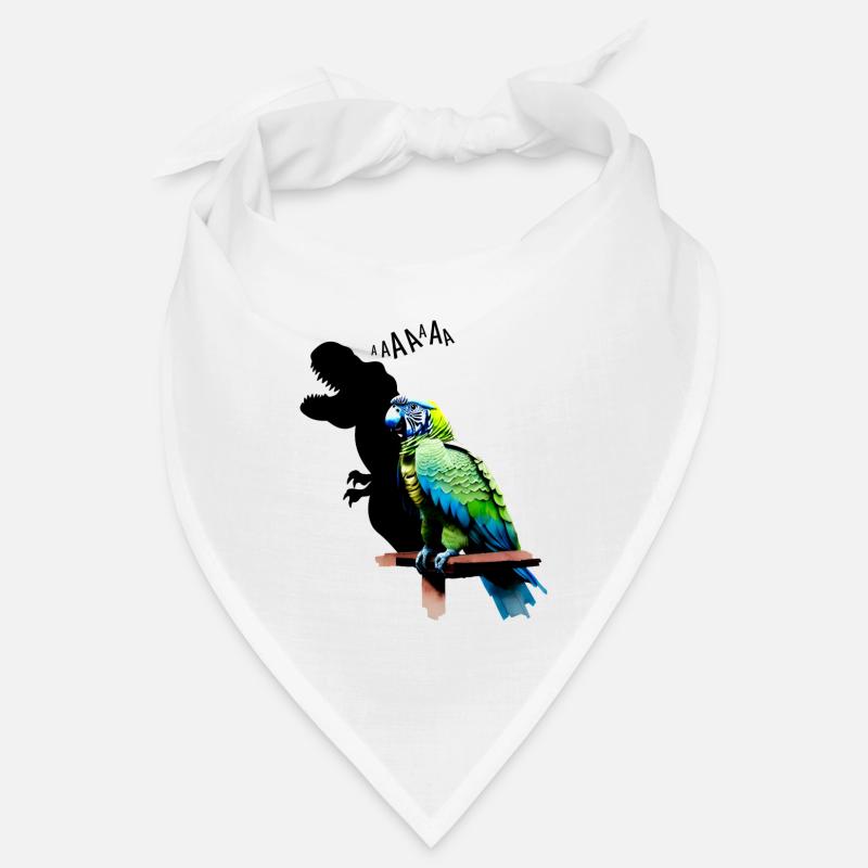 Drôle de perroquet T-Rex Ara bleu jaune Ara Bandana