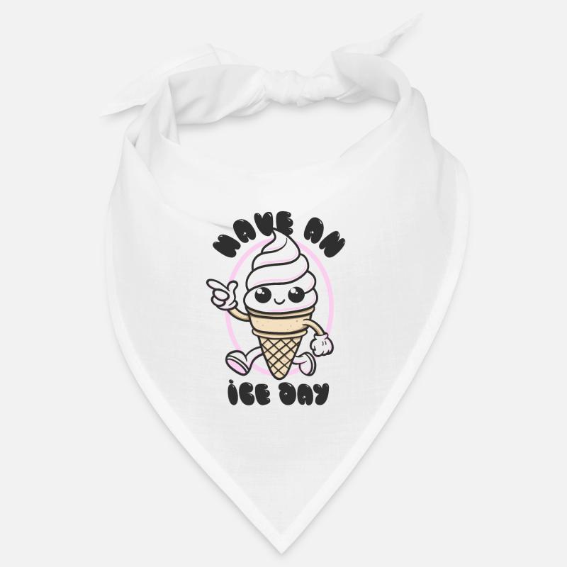 Have an Ice Day - Süßes Eiscreme Maskottchen Bandana