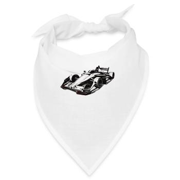 Motorsport Formel Design - Bandana - Weiß - Vorne