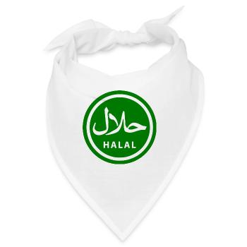Halal - Bandana - Weiß - Vorne