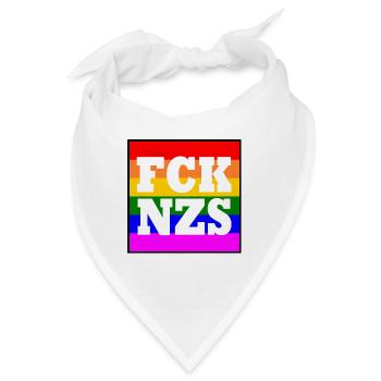 Fck nzs - Bandana - Weiß - Vorne