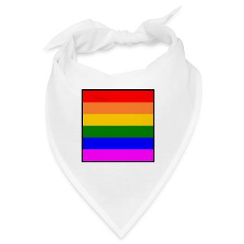 Lgbtq - Bandana - Weiß - Vorne