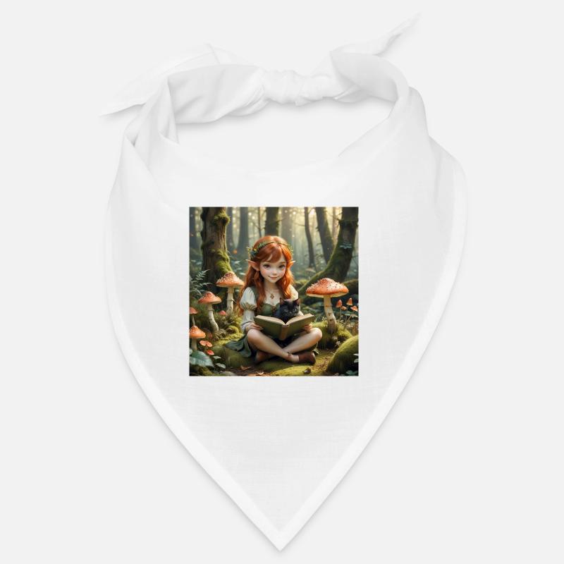Elf with toadstools Bandana