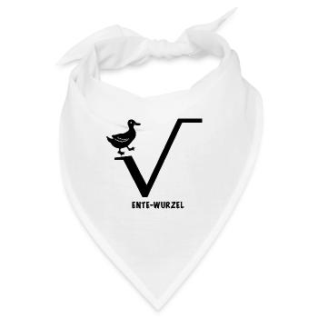 Ente Wurzel - Bandana - Weiß - Vorne