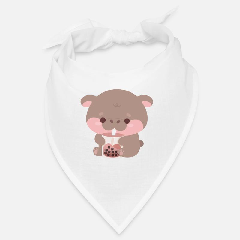 Boba Moo Deng Nilpferd Bandana