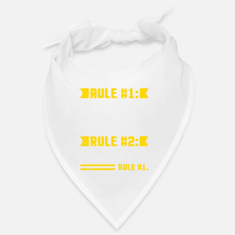 Règles d'instructeur de conduite - Bandana - blanc