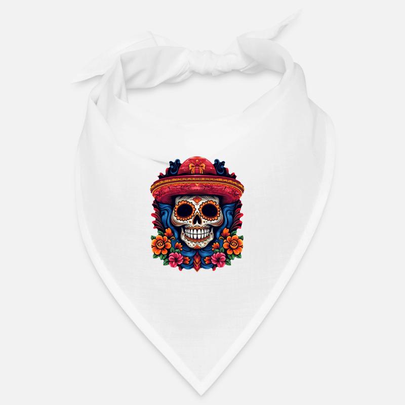 Cinco de Mayo Skull Bandana