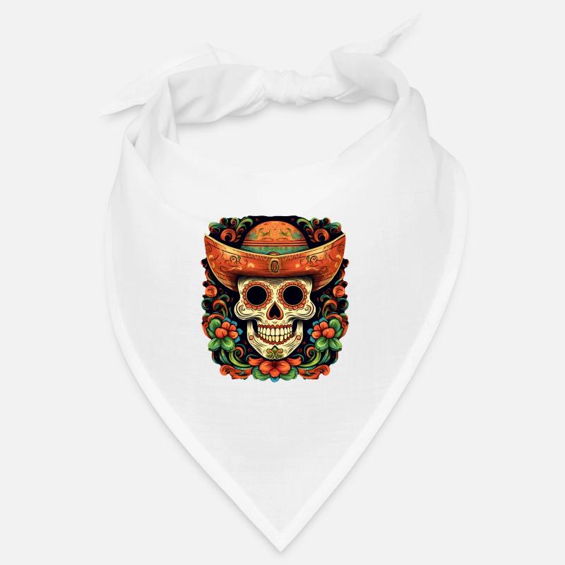 Cinco de Mayo Skull Bandana
