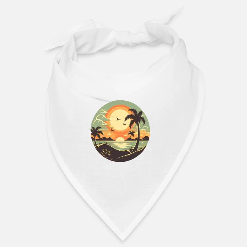 Plage - Bandana - blanc