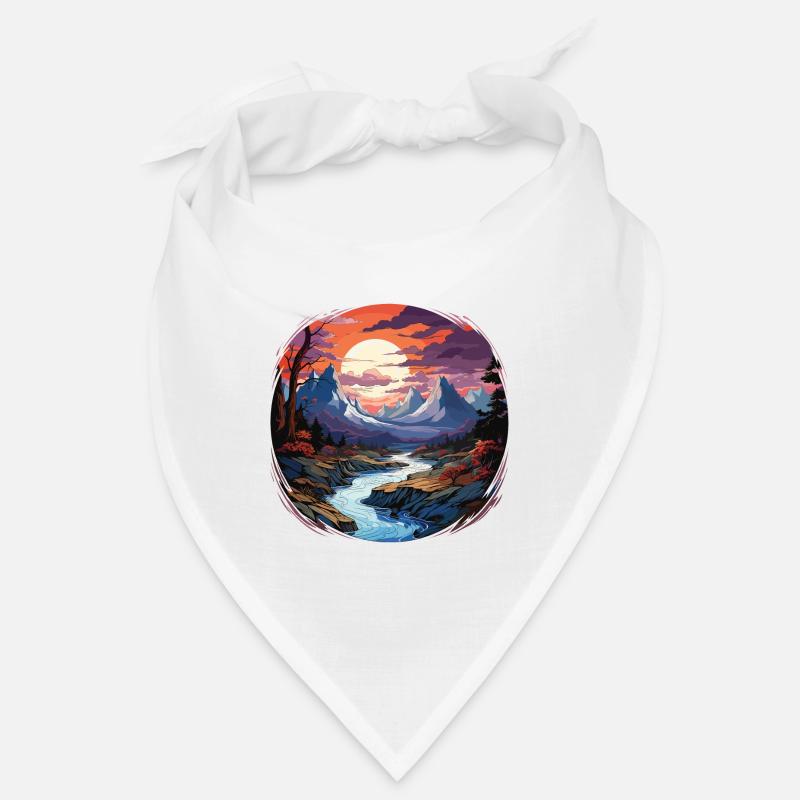 Paysage - Illustration Bandana