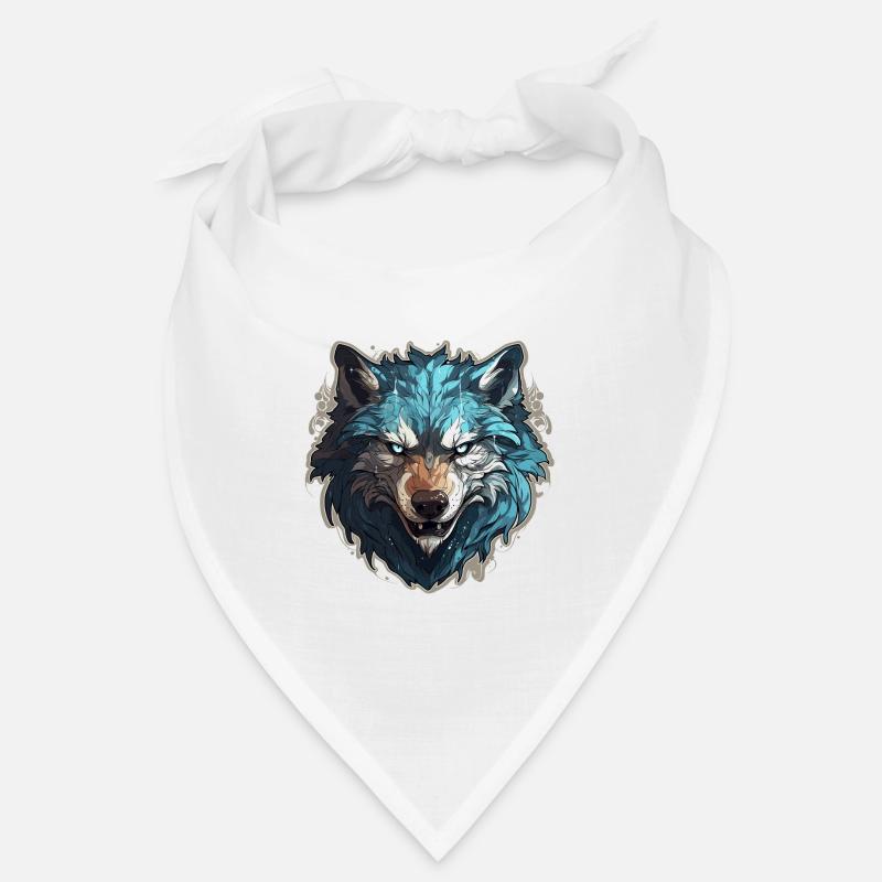 Loup - Illustration Bandana