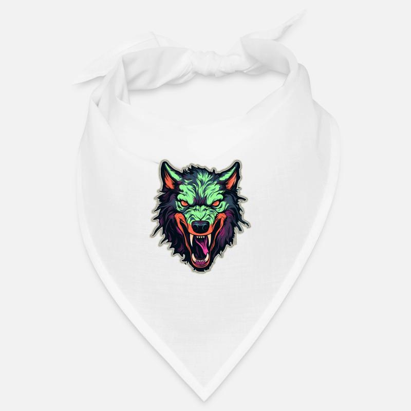 Loup - Illustration Bandana