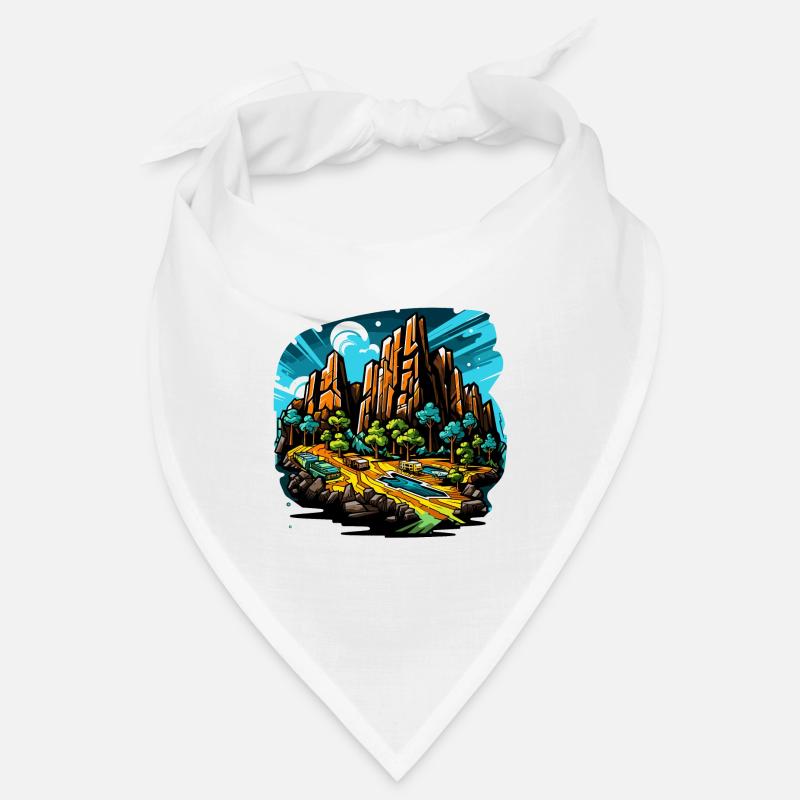 Paysage - Illustration Bandana