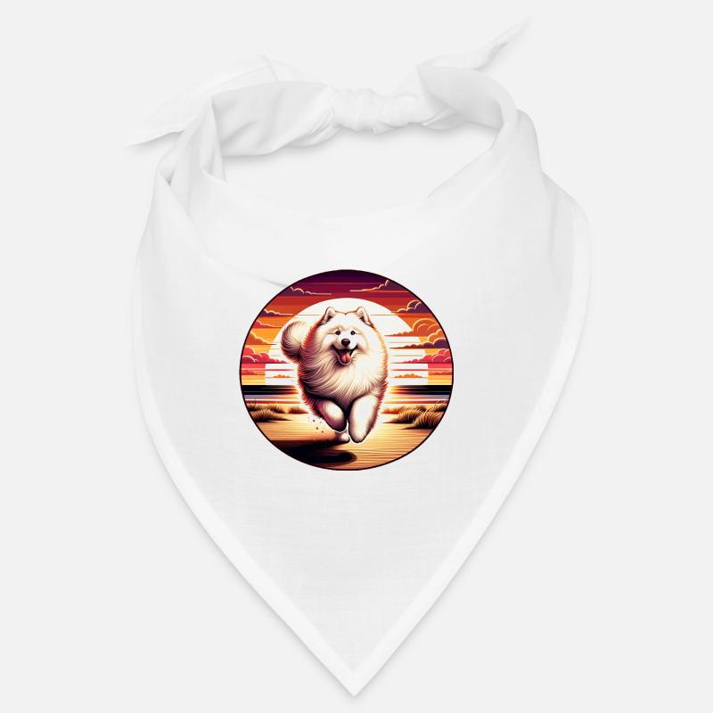 Chien Samoyède Cadeaux Mignon Samoyède Chien Graphique Bandana