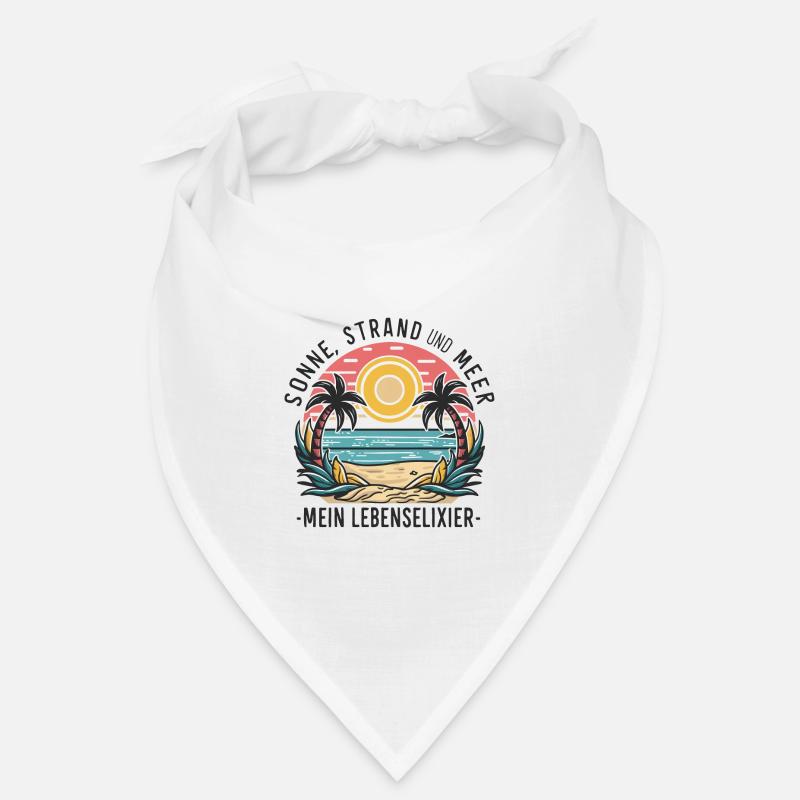 Le soleil, la plage et la mer - mon élixir de vie Bandana