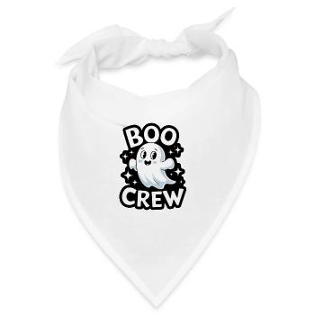 Süßes Gespenst – Boo Crew - Bandana - Weiß - Vorne