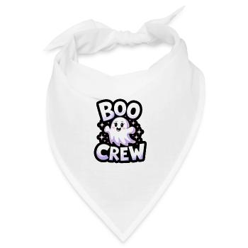 Süßes Gespenst – Boo Crew - Bandana - Weiß - Vorne