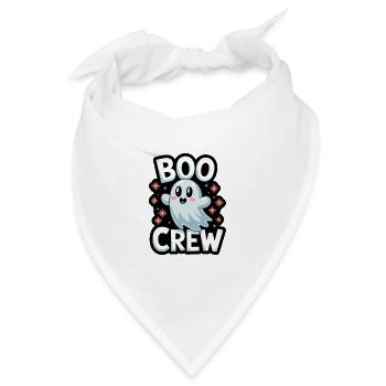 Süßes Gespenst – Boo Crew - Bandana - Weiß - Vorne