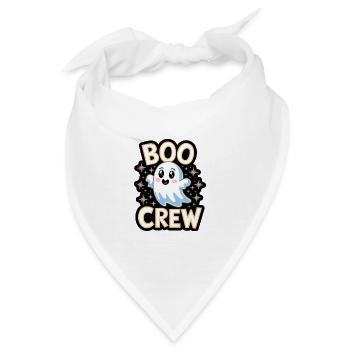 Süßes Gespenst – Boo Crew - Bandana - Weiß - Vorne