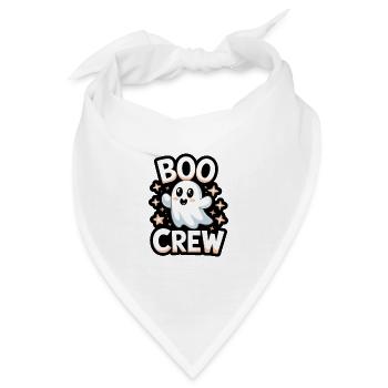 Süßes Gespenst – Boo Crew - Bandana - Weiß - Vorne