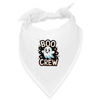 Süßes Gespenst – Boo Crew - Bandana - Weiß - Vorne