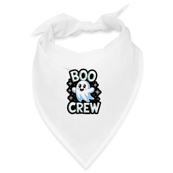 Süßes Gespenst – Boo Crew - Bandana - Weiß - Vorne