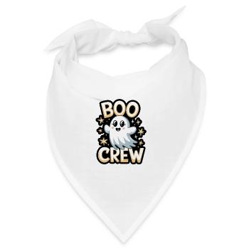 Süßes Gespenst – Boo Crew - Bandana - Weiß - Vorne