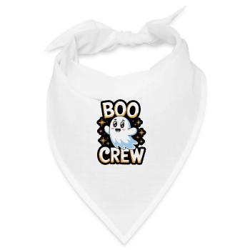 Süßes Gespenst – Boo Crew - Bandana - Weiß - Vorne