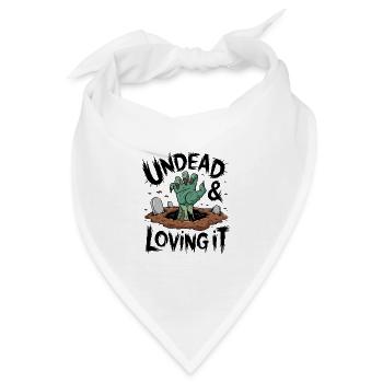 Zombie-Hand - Undead & Loving It - Bandana - Weiß - Vorne