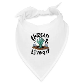 Zombie-Hand - Undead & Loving It - Bandana - Weiß - Vorne