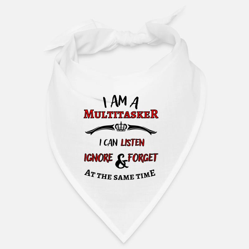 Ich bin ein Multitasker ... cooler Fun Spruch Bandana