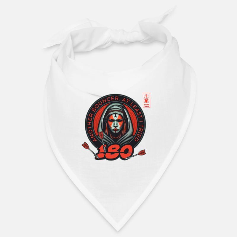 Darts 180 Bouncer Red Player Dart Team Bandana
