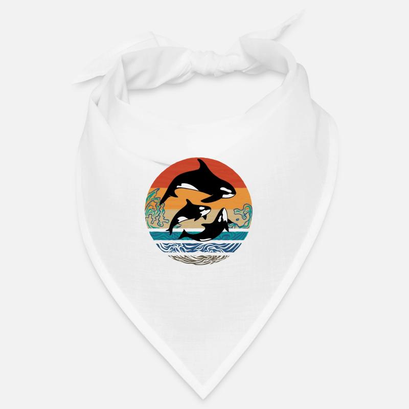 Orca tueuse épéquipeuse conception Rétro Vintage Bandana