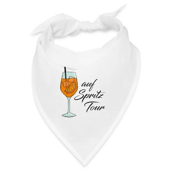 Auf Spritz Tour - Bandana - Weiß - Vorne