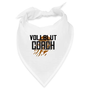Vollblut Coach Basketball Trainer - Bandana - Weiß - Vorne