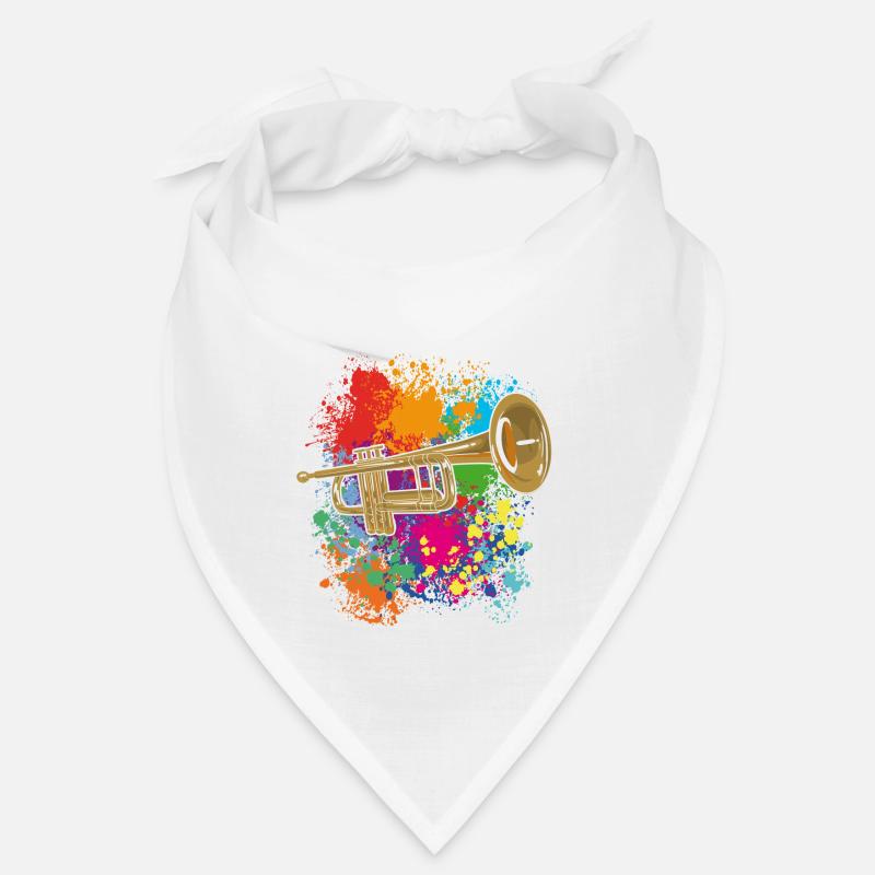 Trumpet on farbklecksen Bandana