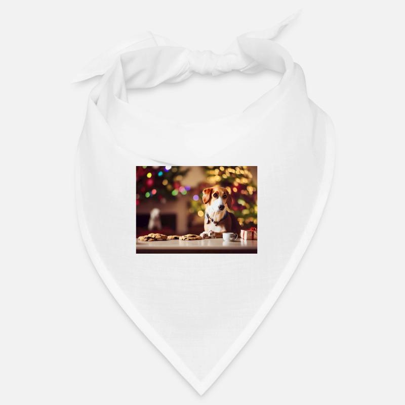 Noël 8 - Bandana - blanc