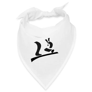 monitos Eichhörnchen - Bandana - Weiß - Vorne