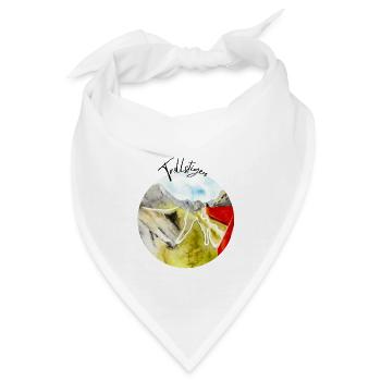 Trollstigen Norwegen - Bandana - Weiß - Vorne