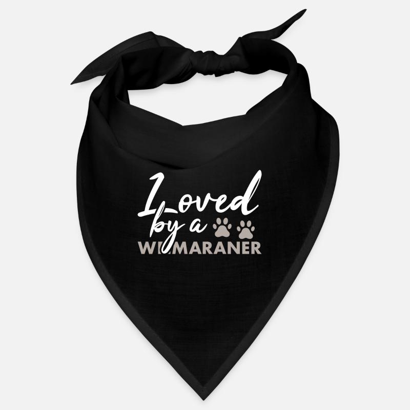 Loved By A Weimaraner Bandana