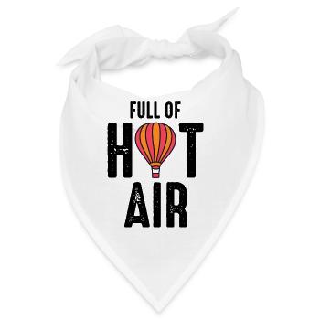 Heißluftballonfahrt Hopper Ballonfahrt Ballonfahrer - Bandana - Weiß - Vorne