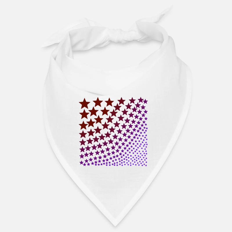 Sterne rot lila Geschenkidee Bandana