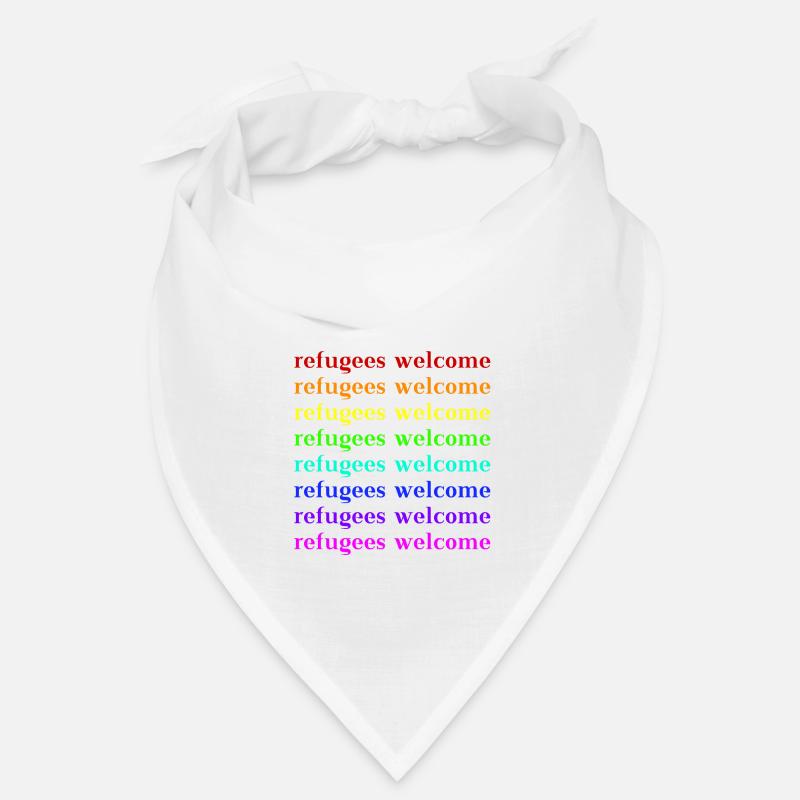 Refugees Welcome Geschenkidee Bandana